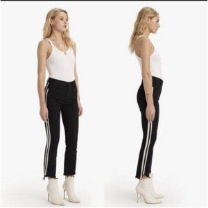 MOTHER Insider Crop Step Fray Jeans in Guilty Racer sz 26